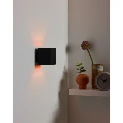 Lucide wandlamp Xera zwart G9
