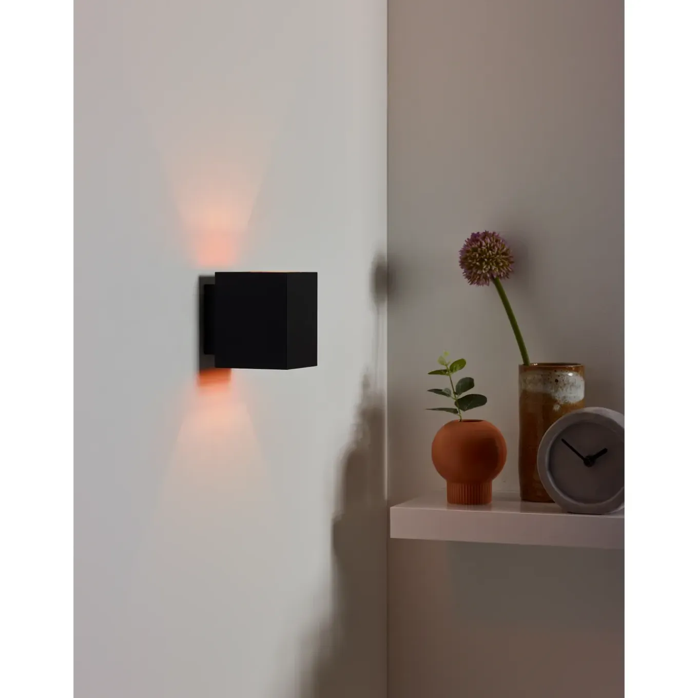 Lucide wandlamp Xera zwart G9