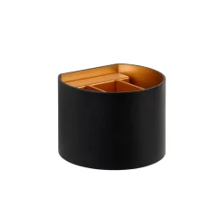 Lucide wandlamp Xio rond zwart koper G9 3,5W