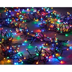 Lumineo Kerstverlichting - cluster - gekleurd - timer - 1152 LEDs