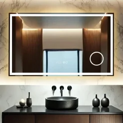 Lumoire Badkamerspiegel Met Verlichting - Tronvg - 100cm Rechthoekig - Anti Condens Verwarming