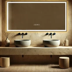 Lumoire Badkamerspiegel Met Verlichting - Tron - 120cm Rechthoekig - Anti Condens Verwarming