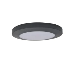 Lutec plafondlamp Kayah donkergrijs ⌀30,5cm 16,5W