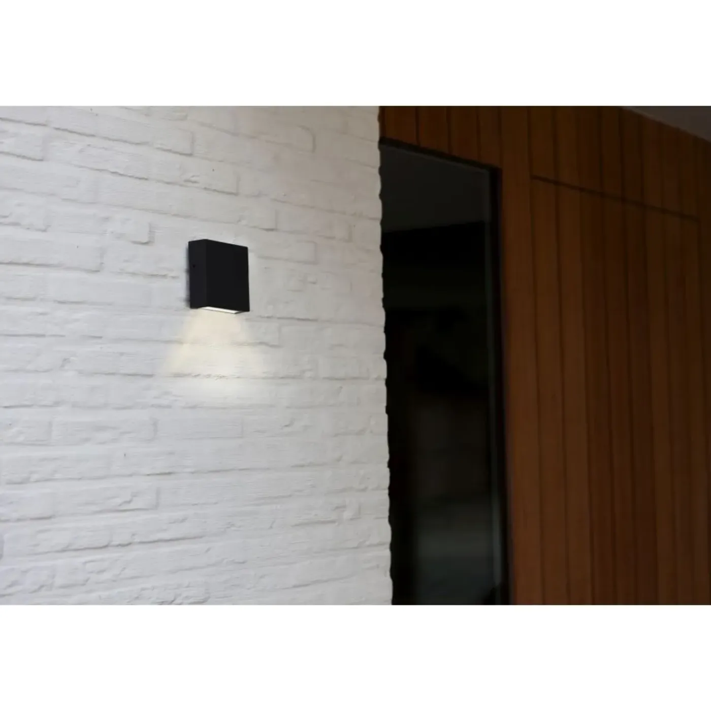 Lutec wandverlichting LED Gemini XF zwart 9,2W