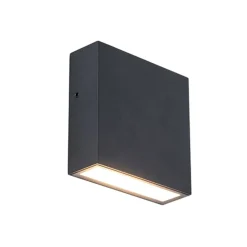 Lutec wandverlichting LED Gemini XF zwart 9,2W