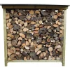 Lutra box haardhoutopslag 185x62x180cm