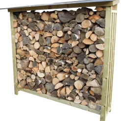 Lutra box haardhoutopslag 185x62x180cm