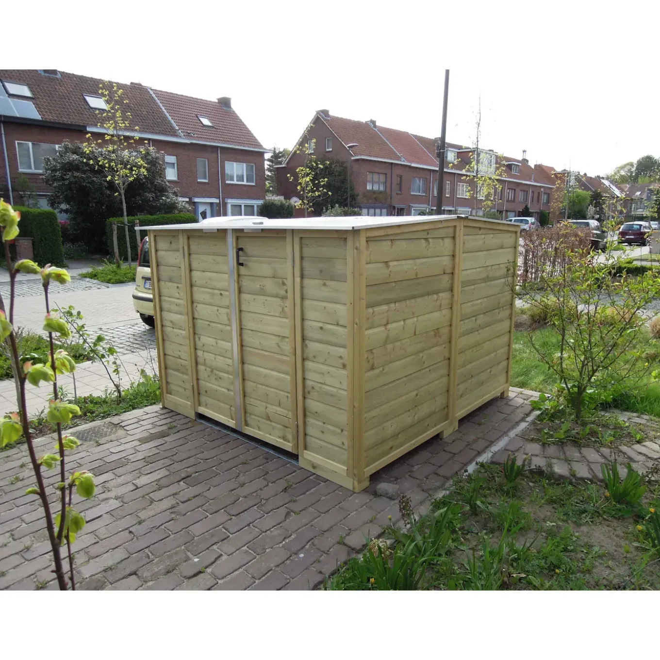 Lutrabox tuinkast fietsberging elektrisch 200x215x141cm