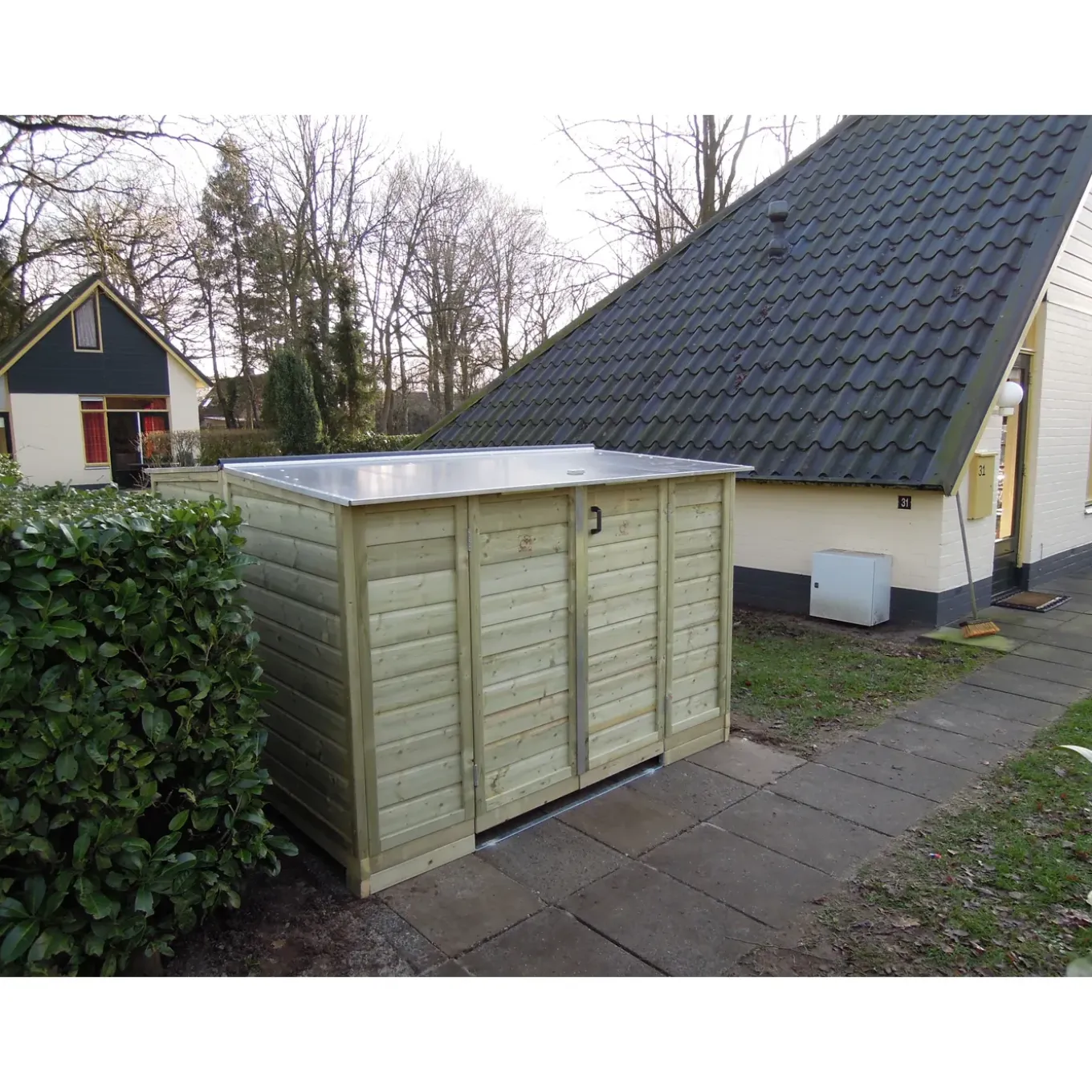 Lutrabox tuinkast fietsberging elektrisch 200x215x141cm