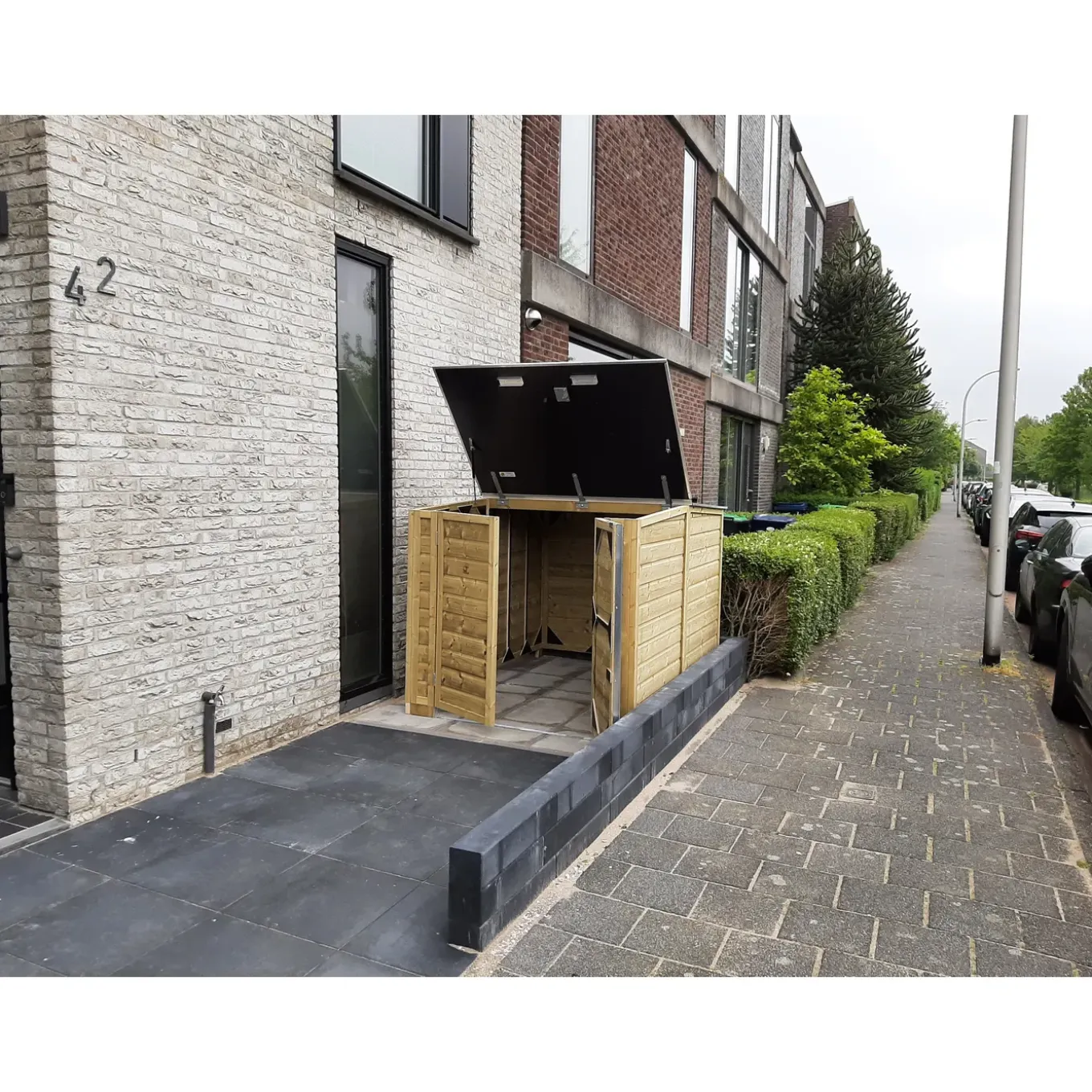 Lutra box tuinkast fietsberging normaal 175x215x130cm