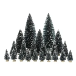 Luville Collectables Bristle Tree Assorted 21 Pieces - H23xd8cm