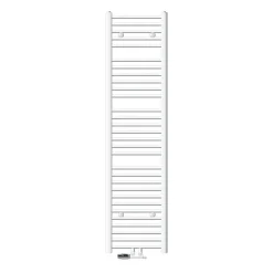 LuxeBath Badkamerradiator Sahara 400x1800 Mm, Wit, Recht Met Middenaansluiting