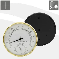 Luxebath Sauna Accessoireset Grenenhout 4 Delig Opgietemmer 4,5 L Thermometer Hygrometer