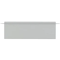 Luxebath Wandnis Douche Roestvrij Staal 25,5x25,5x10 Cm Zilver Met Deur En Plank