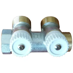 Luxor messing van hoge kwaliteit 2 delen 3/4" waterverdeelstuk