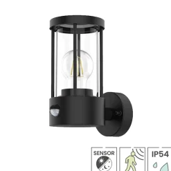 Lybardo - Buitenlamp Met Bewegingssensor - Wandlamp Buiten - Voor E27 Lamp