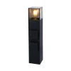 Lybardo - Buitenlamp Met Sensor Dag En Nacht - Voor E27 Lamp - Waterdicht - Met 2 Stopcontacten