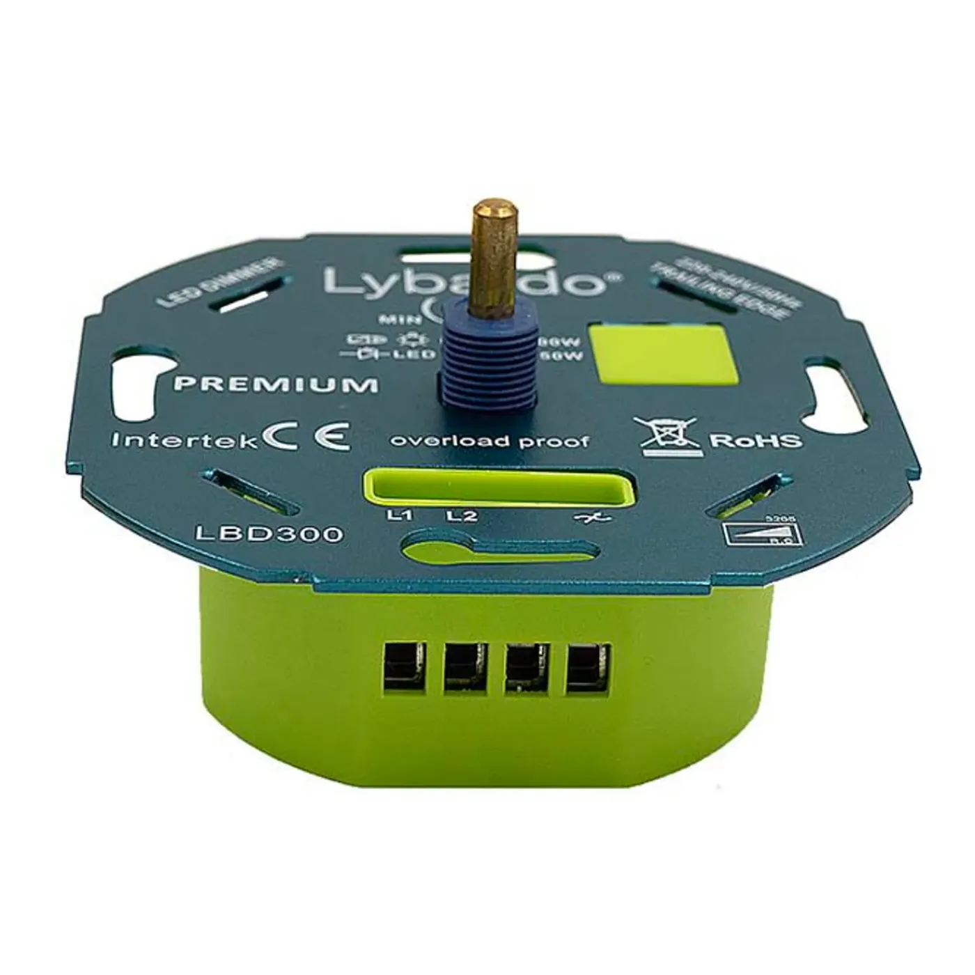Lybardo - Led Dimmer - Met Afdekplaat - 3-350w - Universeel - Inbouw