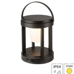 Lybardo - Solar Tuinverlichting - Tafellamp - 3 Watt - Warmwit - Op Zonne Energie - Noodpakket Lamp