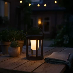 Lybardo - Solar Tuinverlichting - Tafellamp - 3 Watt - Warmwit - Op Zonne Energie - Noodpakket Lamp