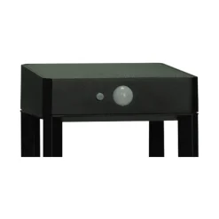 Lybardo - Solar Tuinverlichting - Lantaarn 50cm - Bewegingssensor - Warmwit - Dag-nacht Sensor