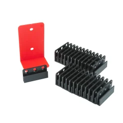 Maclean Plintclips - Kunststof - Inclusief Boormal - 25 stuks