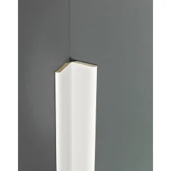 Maestro - kniklijst - uni white - 2x50x2700mm