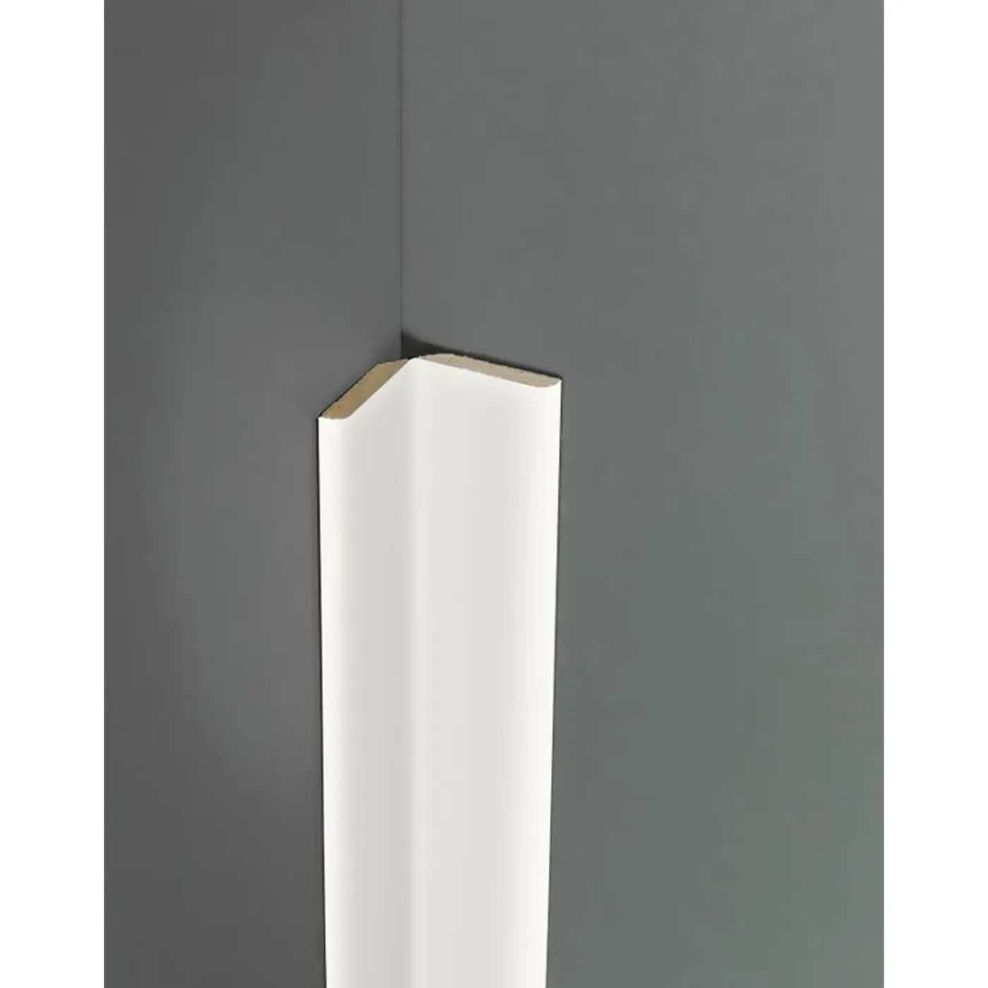 Maestro - kniklijst - uni white - 2x50x2700mm