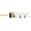 Maestro Latt afwerkprofielset - Matte Black - 277cm - 71x20mm
