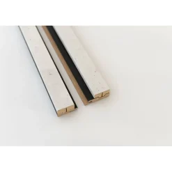 Maestro Latt afwerkprofielset - Raw Concrete + Matte Black - 277cm - 71x20mm