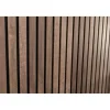 Maestro Latt lattenwand - Castle Oak + Matte Black - 277x30cm - 2 stuks
