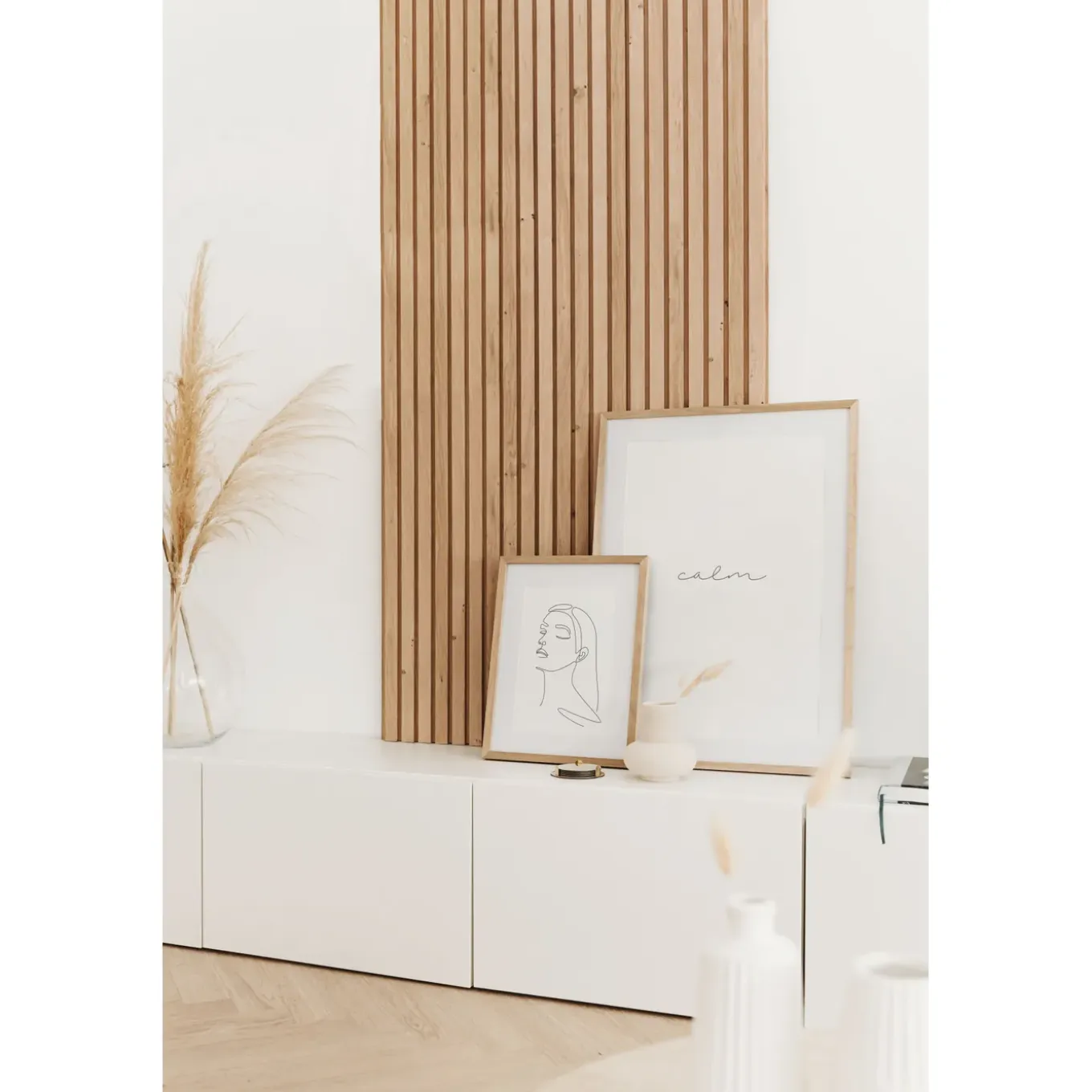 Maestro Latt lattenwand - Pepper Oak - 277x30cm - 2 stuks