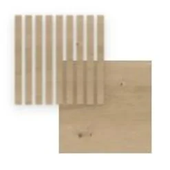 Maestro Latt lattenwand - Pepper Oak - 277x30cm - 2 stuks