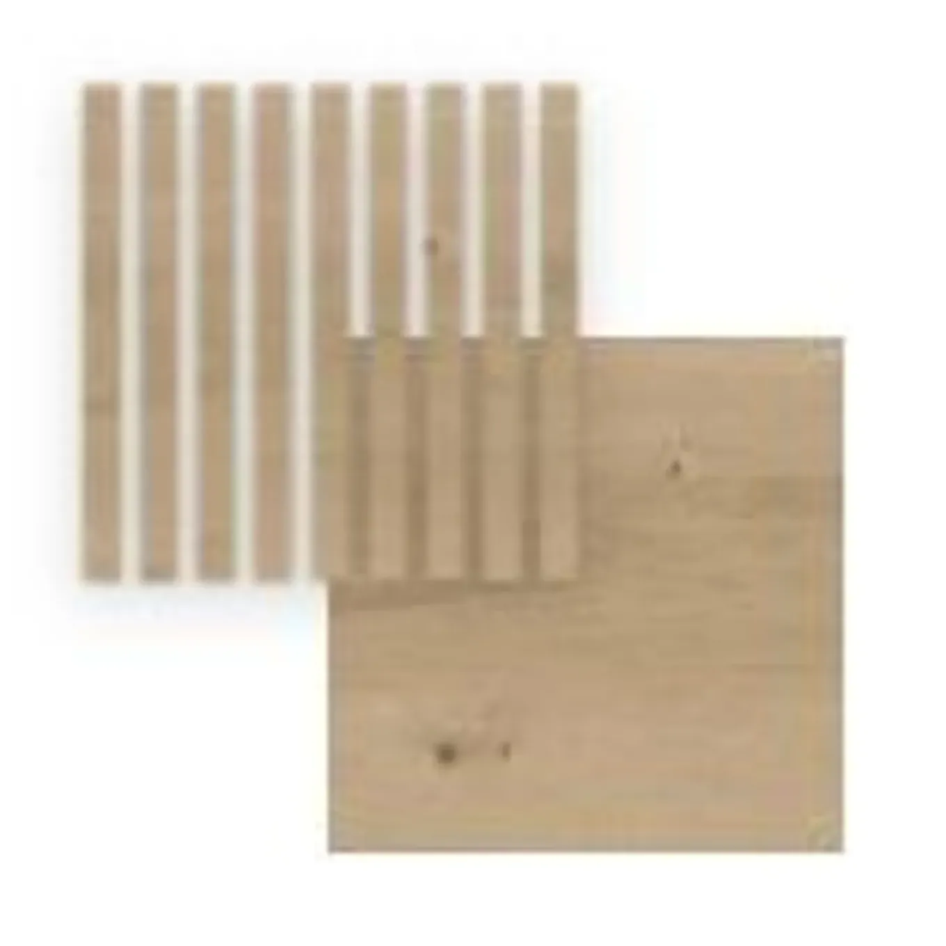 Maestro Latt lattenwand - Pepper Oak - 277x30cm - 2 stuks
