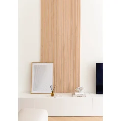 Maestro Latt lattenwand - Pepper Oak + White - 277x30cm - 2 stuks