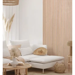 Maestro Latt lattenwand - Pepper Oak + White - 277x30cm - 2 stuks