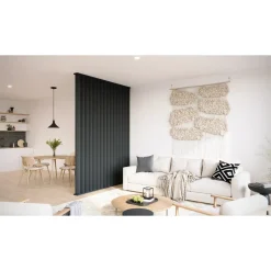 Maestro Splitt Roomdivider Lamel - Matte Black - 277x12cm - 36mm