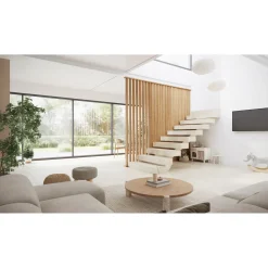 Maestro Splitt Roomdivider Lamel - Pepper Oak - 277x12cm - 36mm