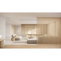Maestro Splitt Roomdivider Lamel - Natural Oak - 277x12cm - 36mm