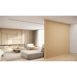 Maestro Splitt Roomdivider Vloer- en Plafondprofielset - Natural Oak - 100x12cm - 25mm