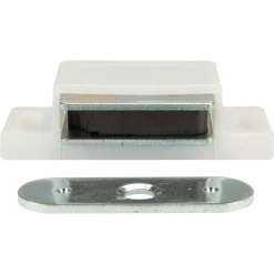 Overig Magneetsnapper 4kg wit metalen voorplaat 6 stuks