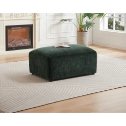 Maison Céphy Hoekbank Tirono Groen - L 99cm X B 66cm X H 46cm