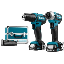 Makita Accu Combiset - Boren/schroeven - Clx224sax1 - 12v Max - 2x2.0 Ah Accu En Lader - In Koffer