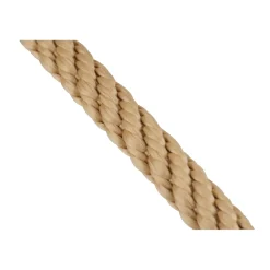 Mamutech Hoogwaardig touw Paraloc - Gedraaid polypropyleen - UV-bestendig - 14mm x 5m - Beige