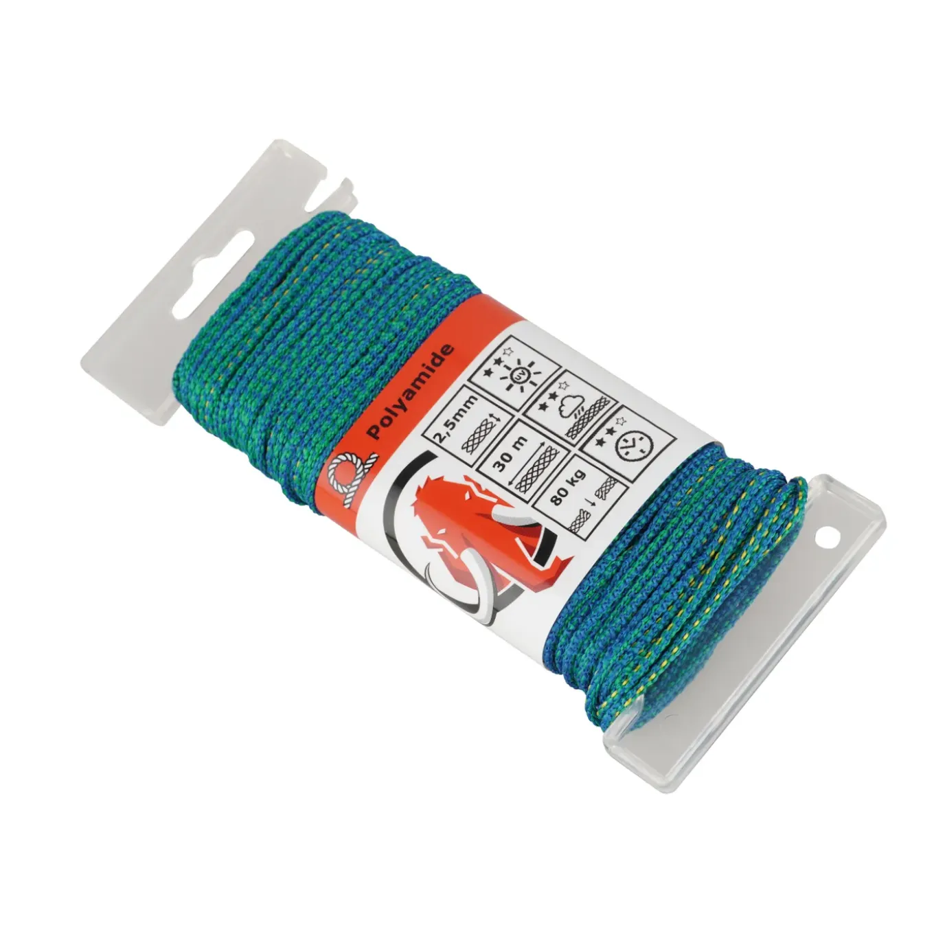 Mamutech Multifunctioneel Touw Paraloc - Polyamide - UV-bestendig - 2,5mm x 30m - Assorti