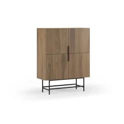 Marckeric - Kast Eldia - Bruin - 100x40x128cm