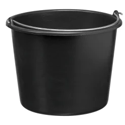 Martens bouwemmer 20 liter zwart
