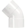 Martens pvc bocht Ø40mm 45° 2xlijmmof wit