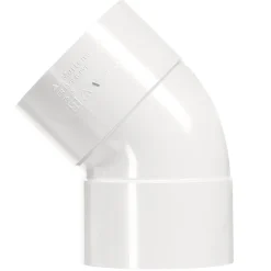 Martens pvc bocht Ø40mm 45° 2xlijmmof wit
