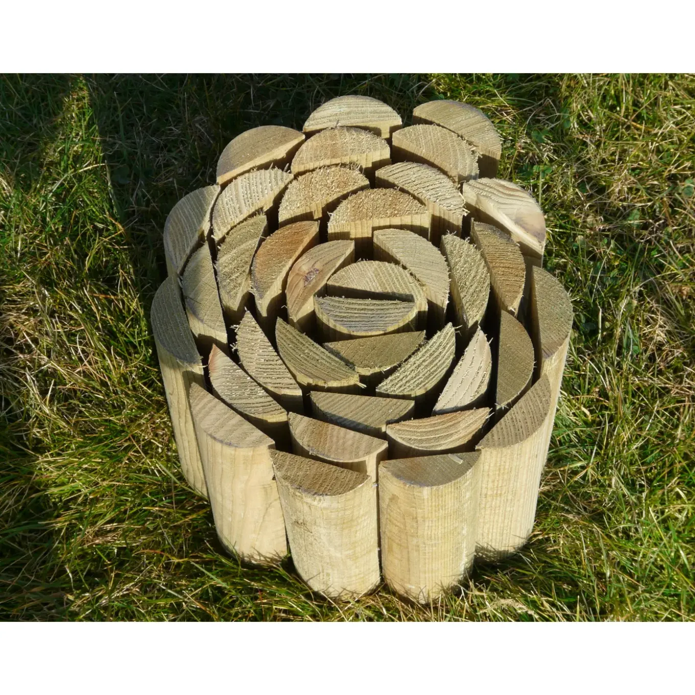 Massieve houten borderrand - Hout - 30x180cm
